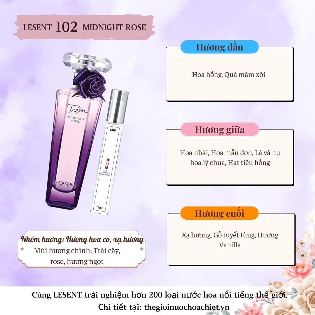 Nước hoa chiết Tresor Midnight Rose by Lancome