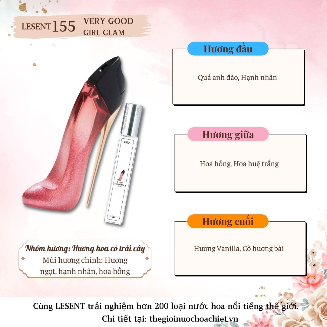 Nước hoa chiết Very Good Girl Glam by Carolina Herrera