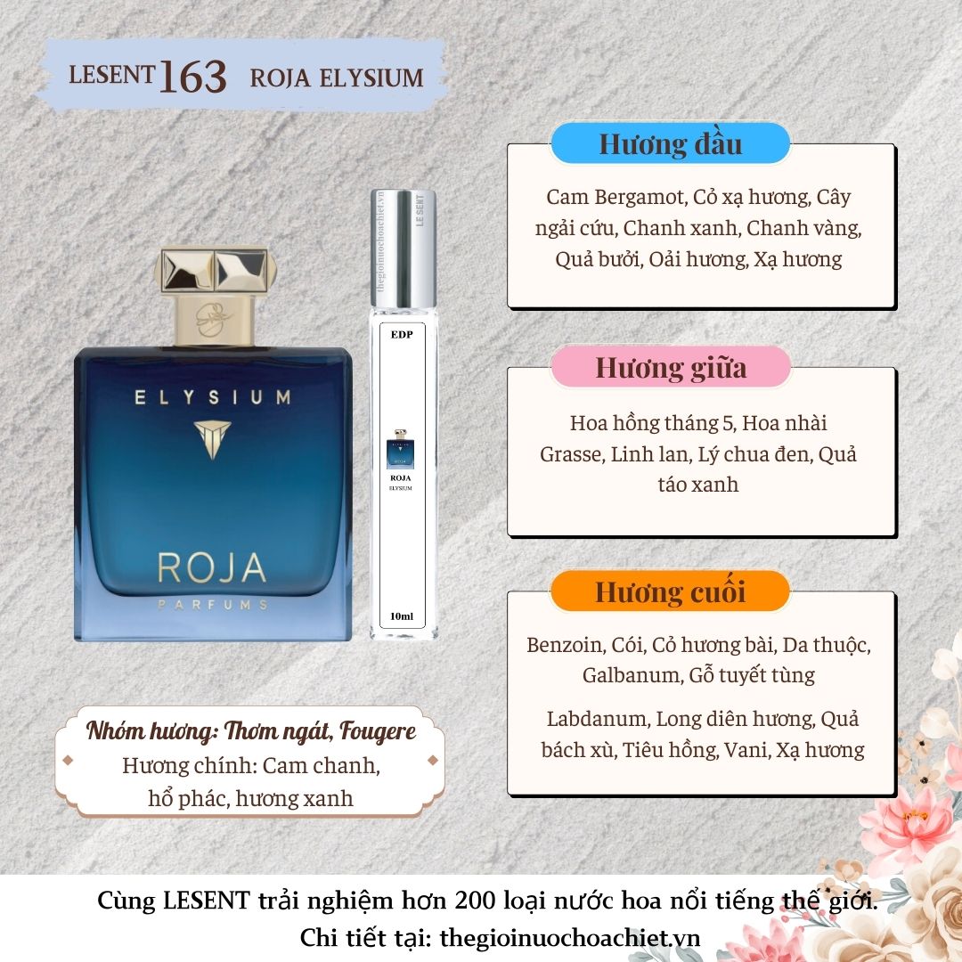 Nước hoa chiết Elysium Pour Homme by Roja Dove