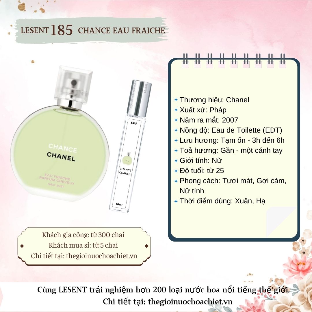 Nước hoa chiết Chance Eau Fraiche by Chanel 