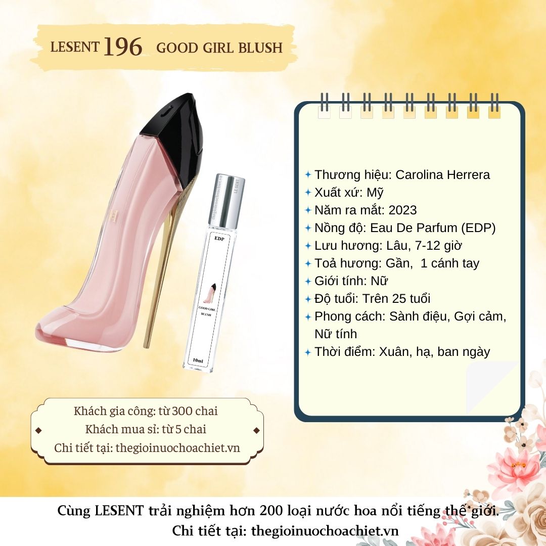 Nước hoa chiết Good Girl Blush by Carolina Herrera 