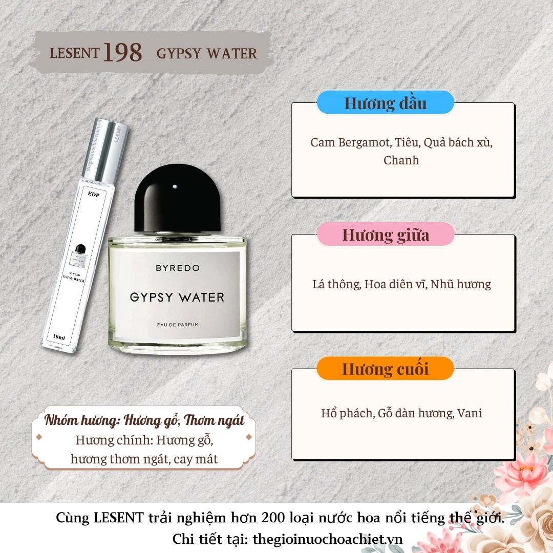 Nước hoa chiết Gypsy Water by Byredo  