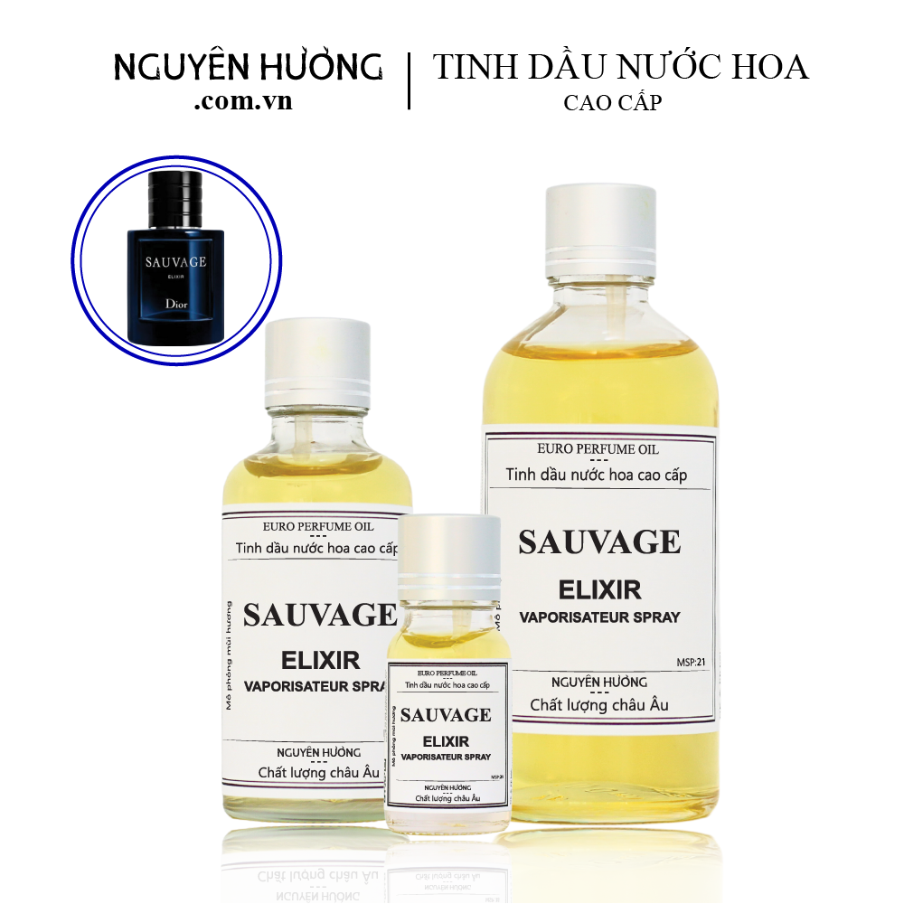 Tinh Dầu Nước Hoa Cao Cấp Sauvage Elixir by Dior