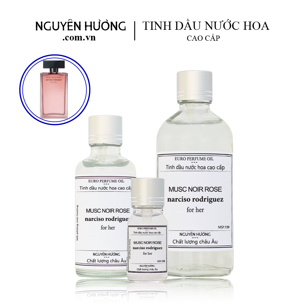 Tinh Dầu Nước Hoa Cao Cấp Musc Noir Rose by Narciso Rodriguez