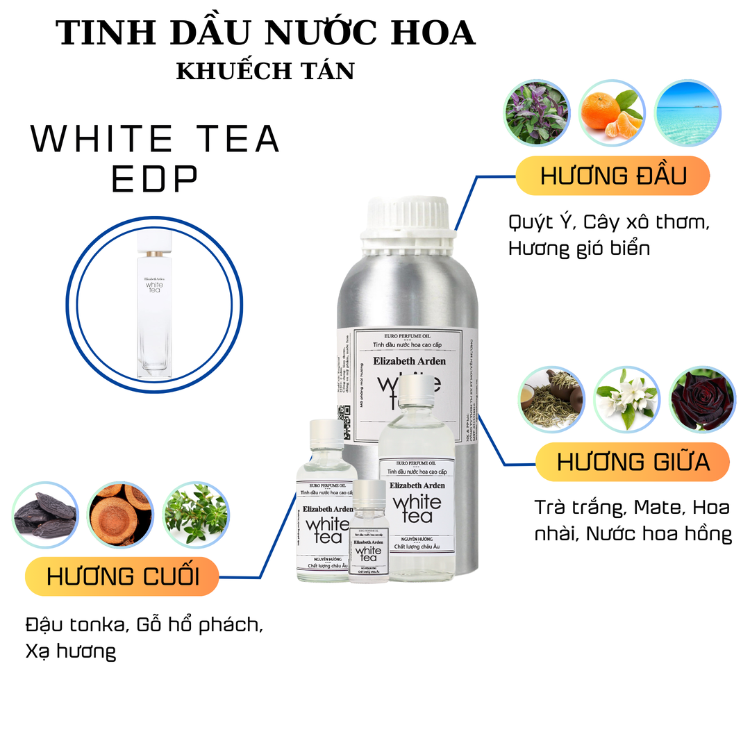 Tinh dầu nước hoa Elizabeth Arden White Tea cho máy khuếch tán