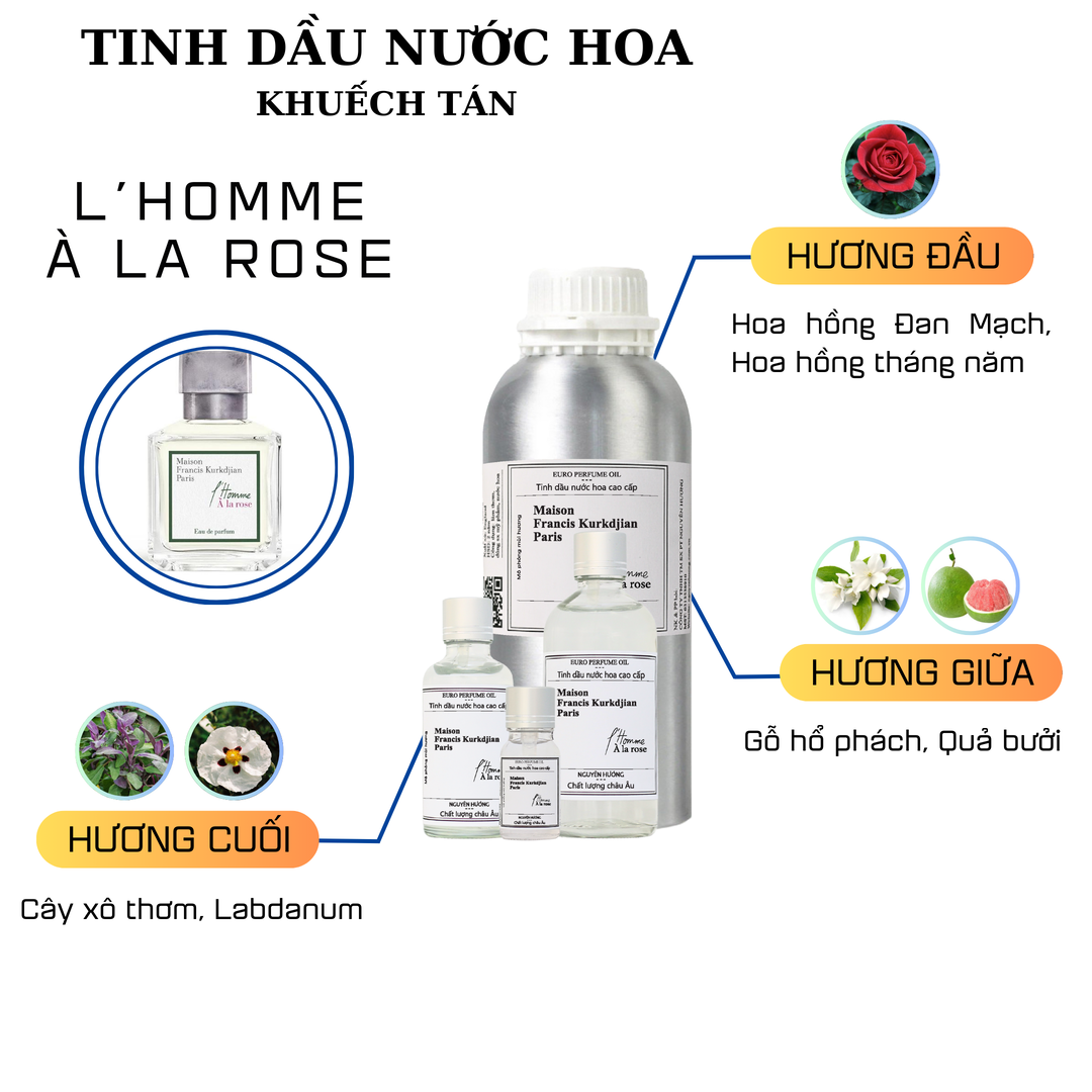 Tinh dầu nước hoa À la Rose cho máy khuếch tán