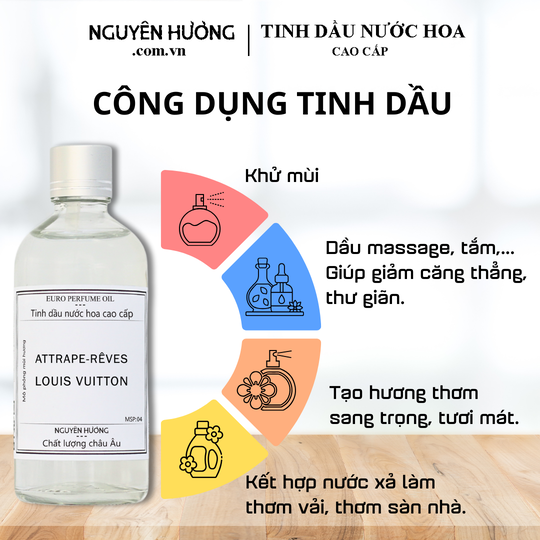 Tinh Dầu Nước Hoa Cao Cấp Attrape Reves by Louis Vuitton 