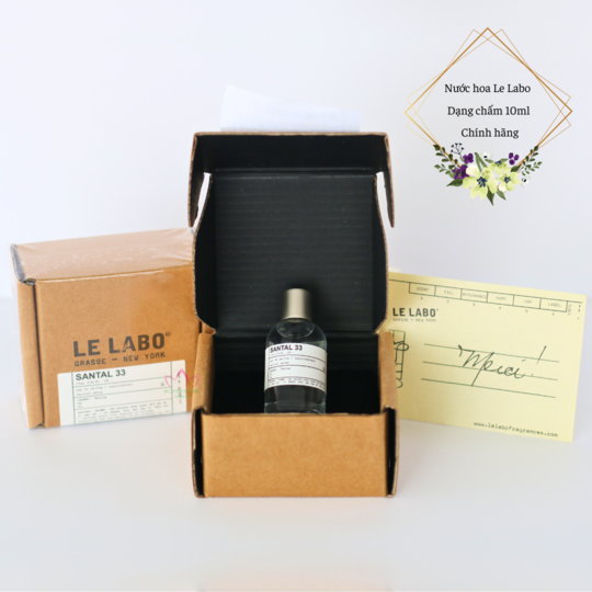 Nước hoa mini 10ml Santal 33 by Le Labo