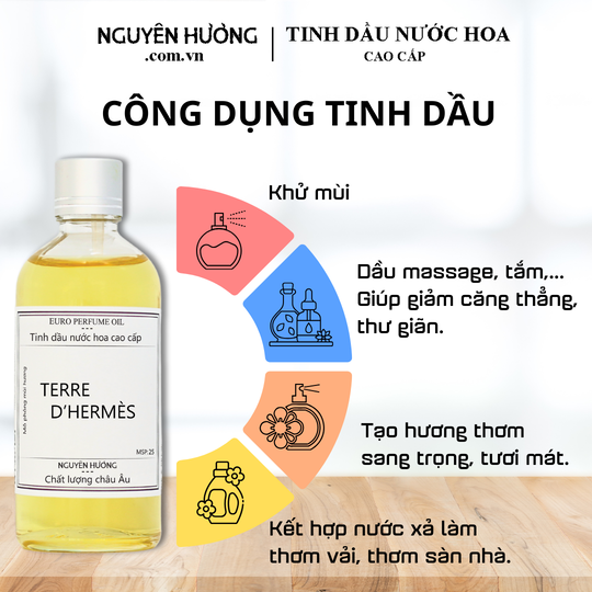 Tinh Dầu Nước Hoa Cao Cấp Terre D'Hermes