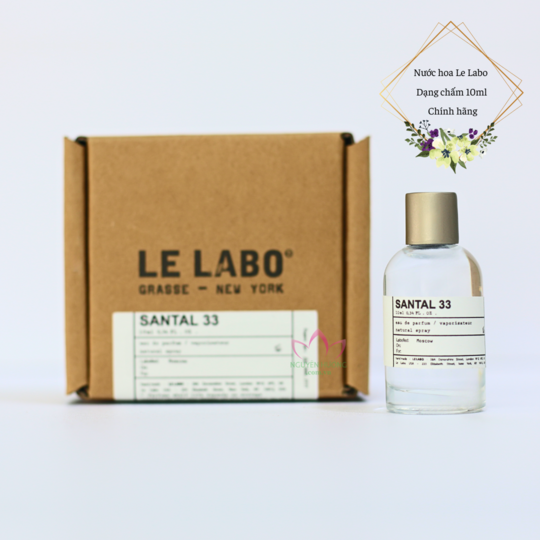 Nước hoa mini 10ml Santal 33 by Le Labo