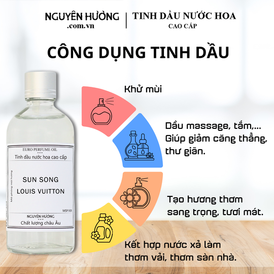 Tinh Dầu Nước Hoa Cao Cấp Sun Song by Louis Vuitton