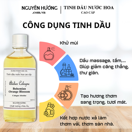 Tinh Dầu Nước Hoa Cao Cấp Orange Blossom by Atelier Cologne