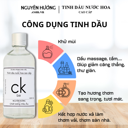 Tinh Dầu Nước Hoa Cao Cấp CK Be by Calvin Klein