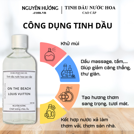 Tinh Dầu Nước Hoa Cao Cấp On The Beach by Louis Vuitton