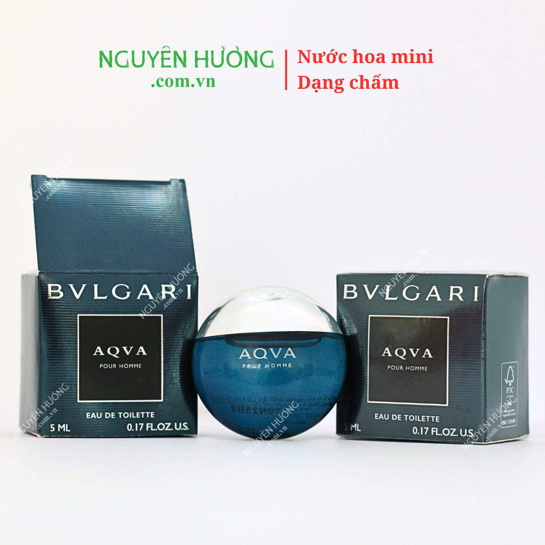 Nước hoa mini 7ml AQVA Pour Homme by Bvlgari