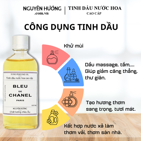 Tinh Dầu Nước Hoa Cao Cấp Bleu Chanel