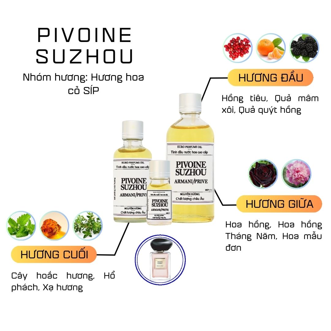 Tinh Dầu Nước Hoa Cao Cấp Pivoine Suzhou