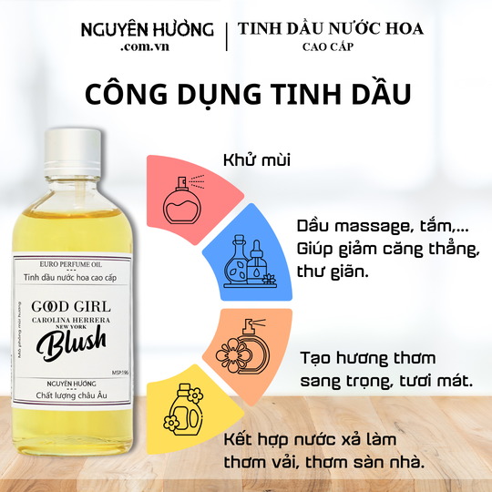 Tinh Dầu Nước Hoa Cao Cấp Good Girl Blush