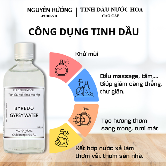 Tinh Dầu Nước Hoa Cao Cấp Gypsy Water by Byredo 