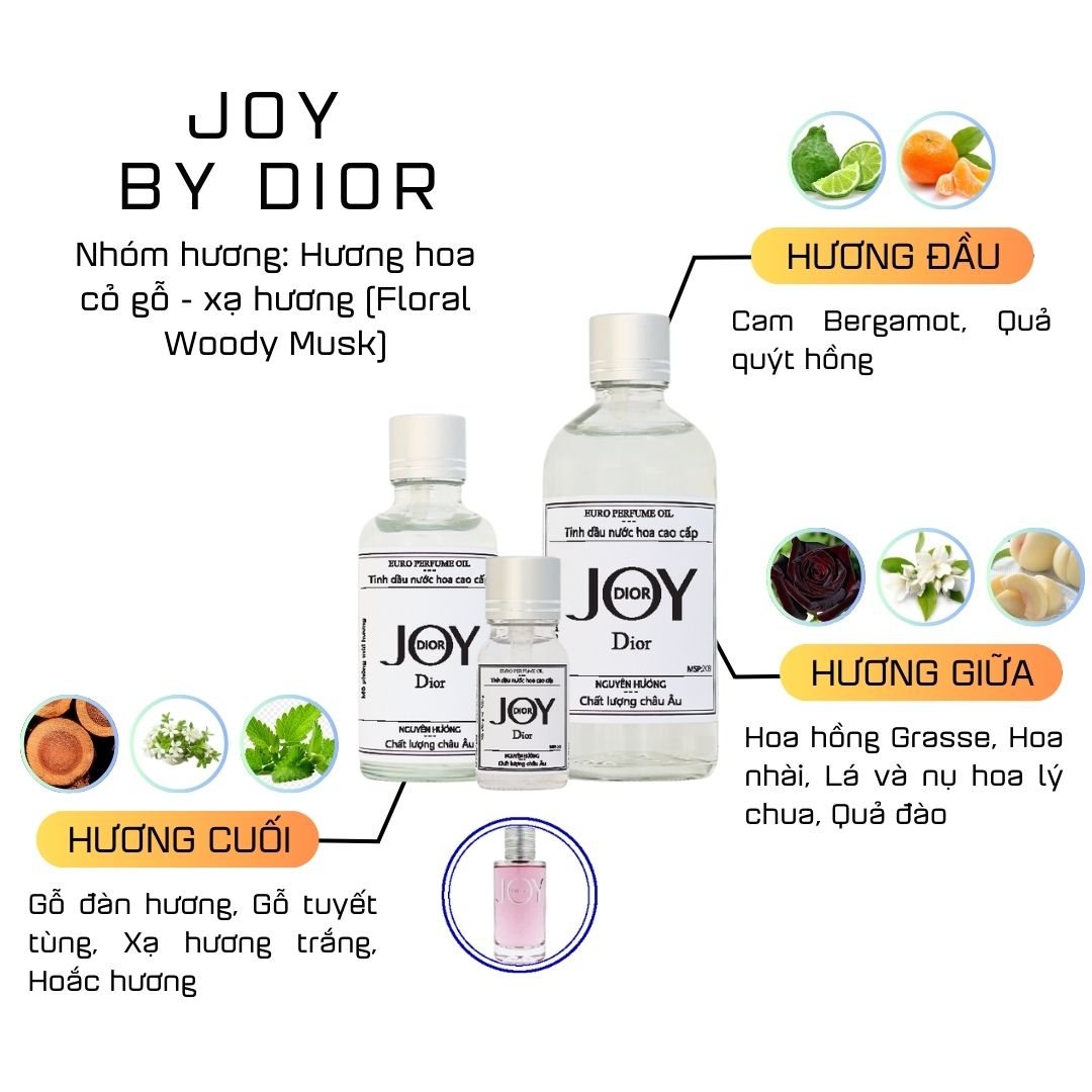 Tinh Dầu Nước Hoa Cao Cấp Joy by Dior