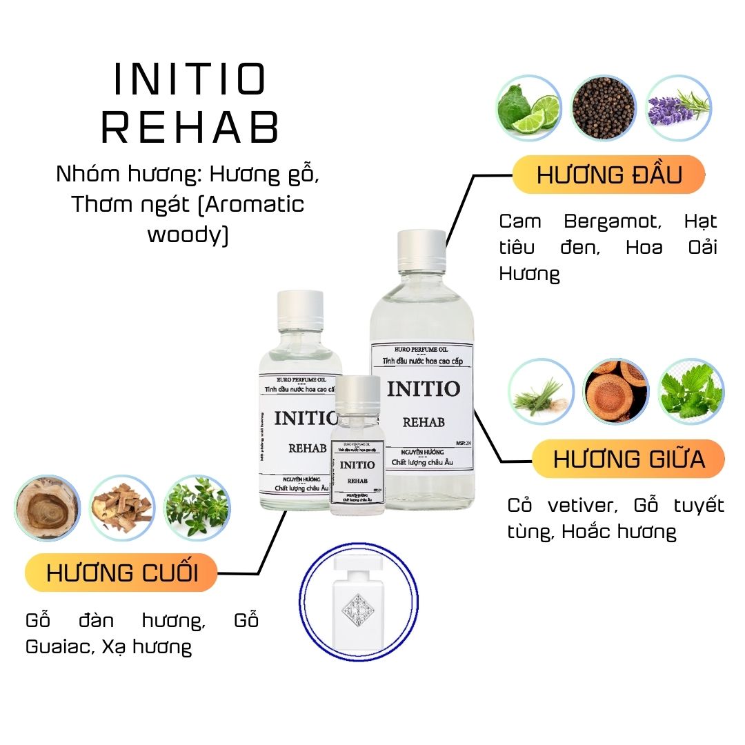 Tinh Dầu Nước Hoa Cao Cấp Rehab by Initio Parfums Prives