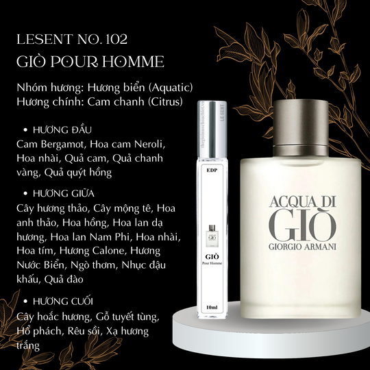 Nước hoa chiết Acqua Di Gio Pour Homme by Giorgio Armani 