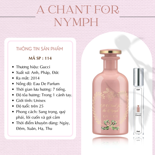 Nước hoa chiết A Chant for the Nymph by Gucci 