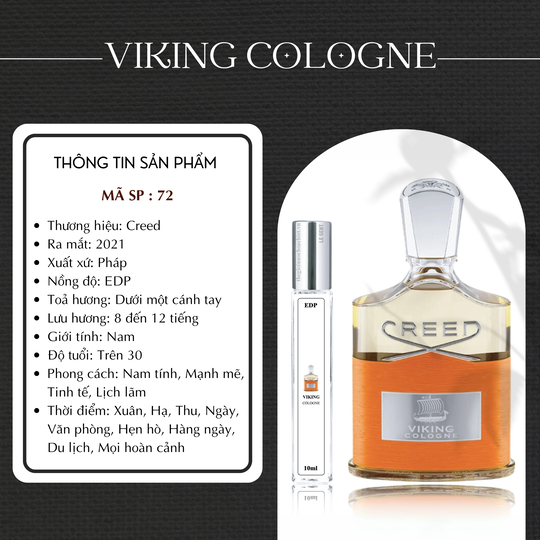 Nước hoa chiết Viking Cologne by Creed 