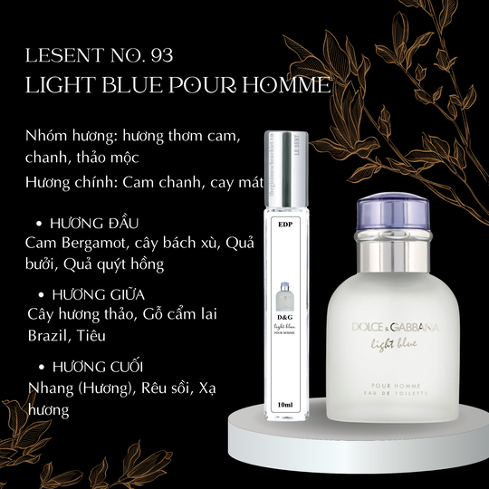 Nước hoa chiết Light Blue Pour Homme by D&G