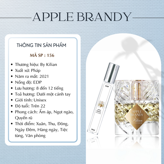 Nước hoa chiết Apple Brandy On The Rocks by Kilian 