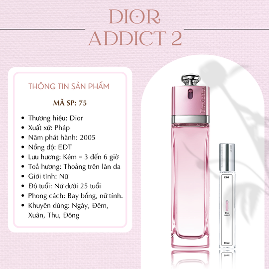 Nước hoa chiết Addict 2 by Dior