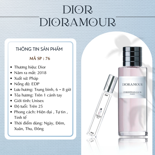 Nước hoa chiết Dioramour by Dior 