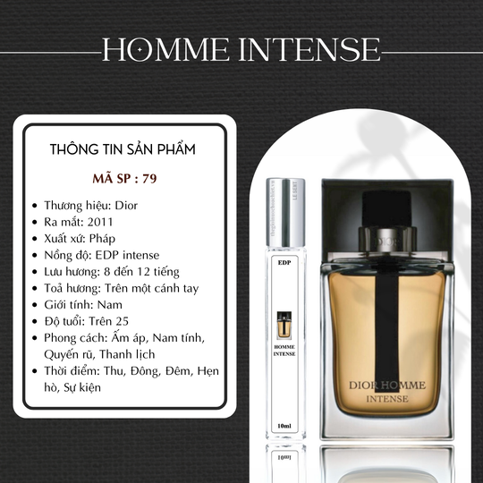 Nước hoa chiết Homme Intense by Dior 