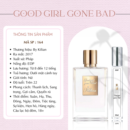 Nước hoa chiết Good Girl Gone Bad by Kilian