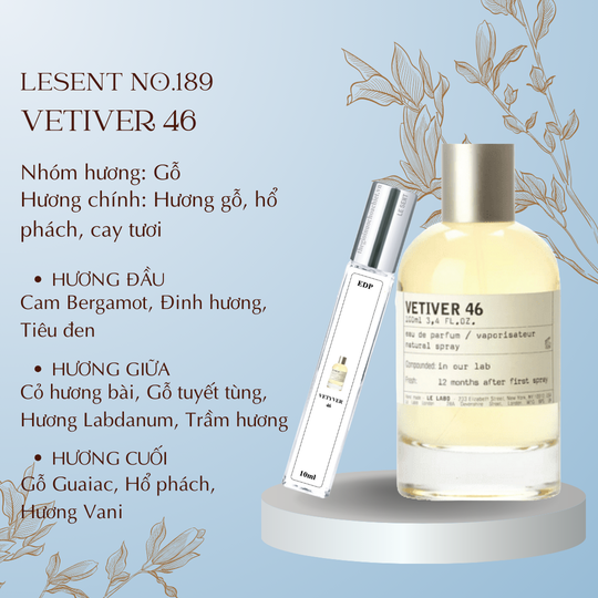 Nước hoa chiết Vetyver 46 by Le Labo