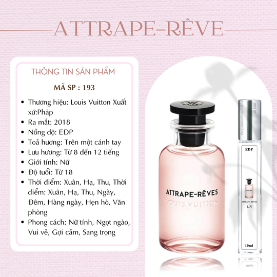 Nước hoa chiết Attrape Reves by Louis Vuitton 