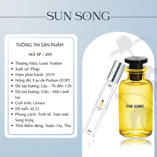 Nước hoa chiết Sun Song by Louis Vuitton