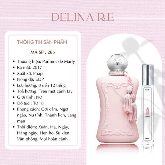 Nước hoa chiết Delina R.E by Parfums De Marly