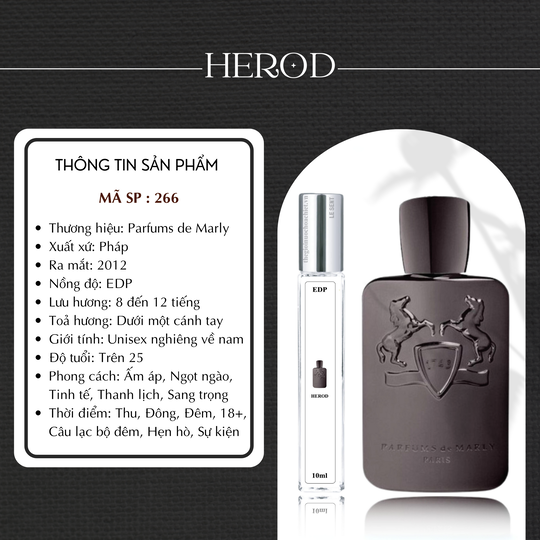 Nước hoa chiết Herod by Parfums De Marly