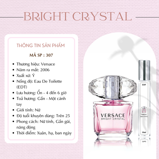 Nước hoa chiết Bright Crystal by Versace 