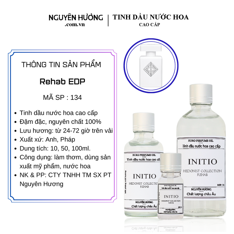 Tinh Dầu Nước Hoa Cao Cấp Rehab by Initio Parfums Prives